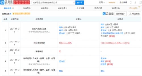 B站投資子皿力網(wǎng)絡科技公司，拓展文藝創(chuàng)作與信息系統(tǒng)集成服務布局